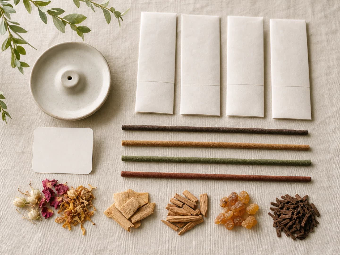 Beginner incense set: what should be inside?
