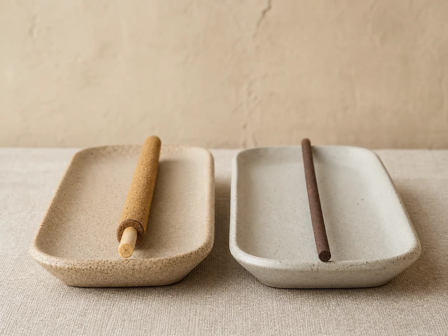 Chinese handmade bamboo-free incense vs bamboo-core perfumed incense