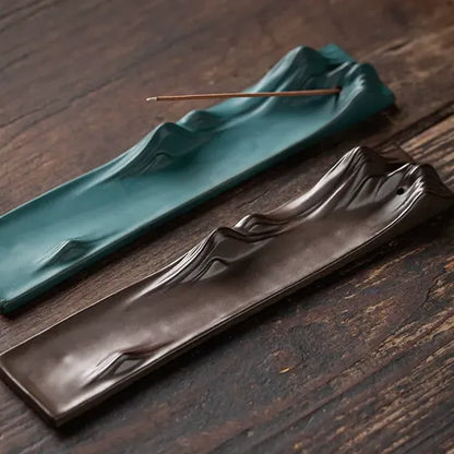 Thousand Miles Landscape Ceramic Incense Holder