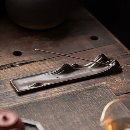 Thousand Miles Landscape Ceramic Incense Holder
