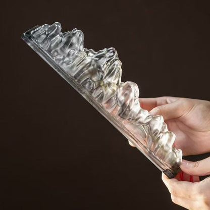 Ink-Wash Landscape Glass Incense Box