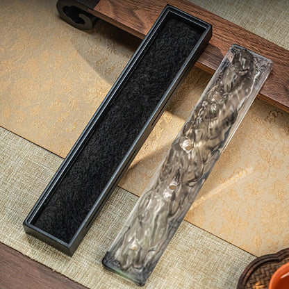 Ink-Wash Landscape Glass Incense Box