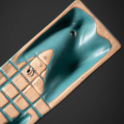 Thousand Miles Landscape Ceramic Incense Holder