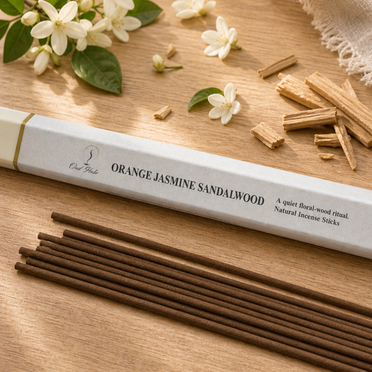 Orange Jasmine Sandalwood 50g refill guide image