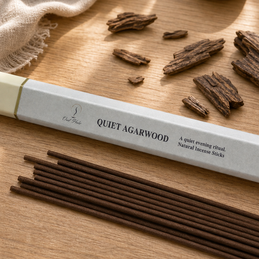 Quiet Agarwood 50g refill guide image
